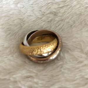 Tri-Color Stackable Ring